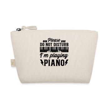 Keyboard Pianist - Please Do Not Disturb I'm Playi - Bio-Täschchen - Natur - Vorne