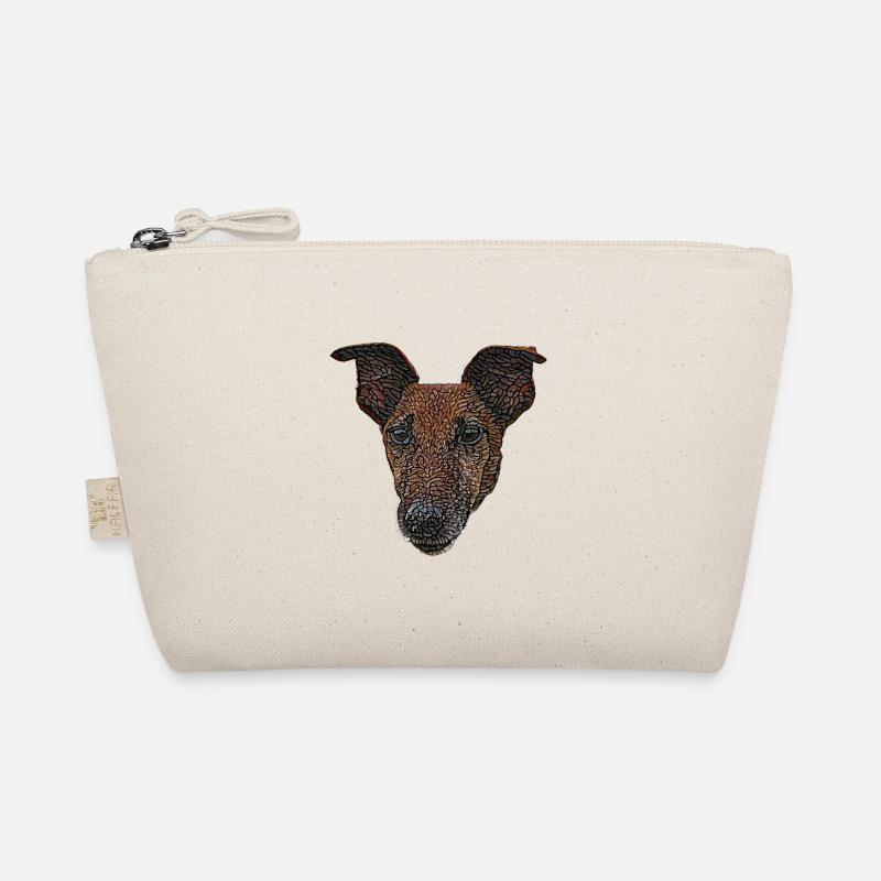 Smooth Fox Terrier Face Organic Pouch