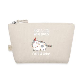 Merry Christmas Funny Christmas Shirt - Organic Pouch - nature - Front