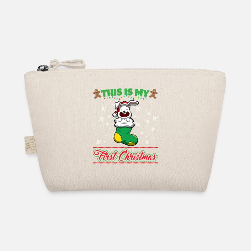 This Is My First Christmas Toddler One Year X-Mas Bio-Täschchen