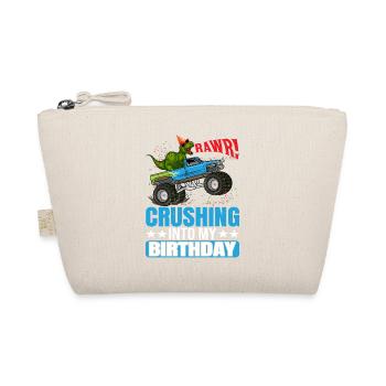 Rawr! Crushing Into My Birthday | Birthday Shirt | - Bio-Täschchen - Natur - Vorne