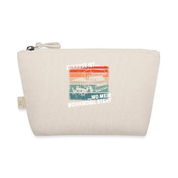 Camper Gift Idea Camping - Organic Pouch - nature - Front