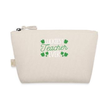 Funny St. Patrick's Day Teach Pattys Day Happiness - Organic Pouch - nature - Front