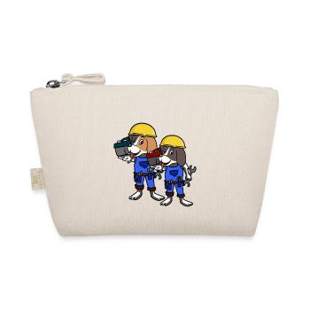 Crafts Craftsmen Construction Site Professions Dogs Job - Organic Pouch - nature - Front