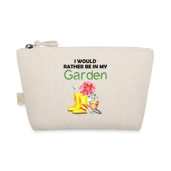 Garten Lustiger Spruch Hobbygärtner Geschenkidee - Bio-Täschchen - Natur - Vorne