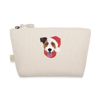 Jack Russell Terrier Joyeux Noël - Trousse biologique - nature - Devant