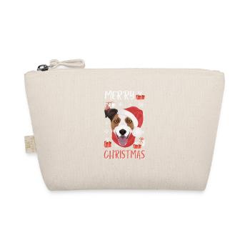 Jack Russell Terrier Joyeux Noël - Trousse biologique - nature - Devant