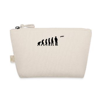 Drone Pilot Evolution Funny Drone Evolution - Organic Pouch - nature - Front