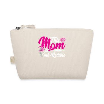 Cette maman est tatoueuse rose - Trousse biologique - nature - Devant