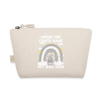 Gnome One Fights Alone Brain Cancer - Organic Pouch - nature - Front