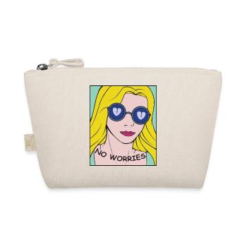 Ne t’inquiète pas, portrait pop art - Trousse biologique - nature - Devant