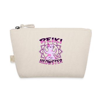 Reiki Energie Katze für einen Reiki Heiler - Bio-Täschchen - Natur - Vorne