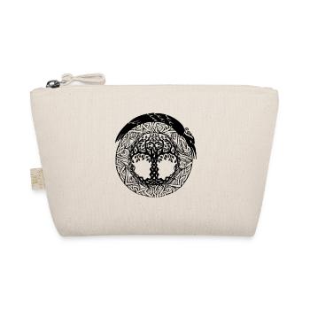 Celtic tree in a circle - Organic Pouch - nature - Front