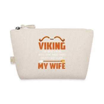 Viking Je fais ce que je veux quand je veux Norse - Trousse biologique - nature - Devant