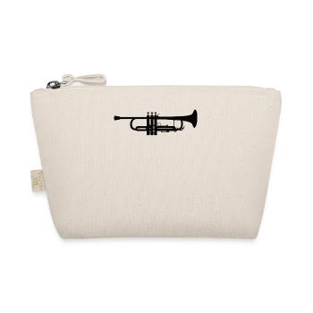 Trumpet Orchestra Musician Trumpeter Brass Music - Organic Pouch - nature - Front