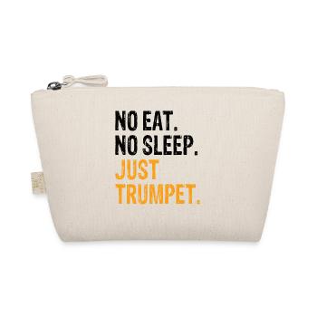 Trumpet Orchestra Musician Trumpeter Brass Music - Organic Pouch - nature - Front