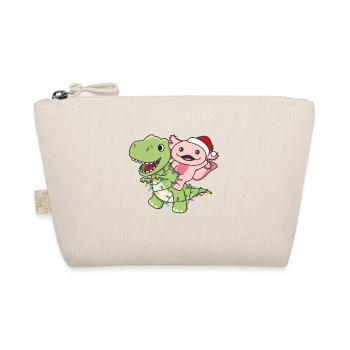 Axolotl Trex Noël Neige Hiver Animaux - Trousse biologique - nature - Devant