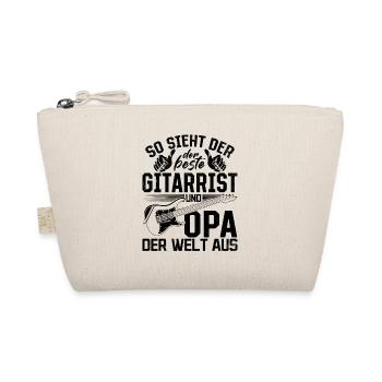 Gitarrist So sieht der beste Gitarrist und Opa der - Bio-Täschchen - Natur - Vorne