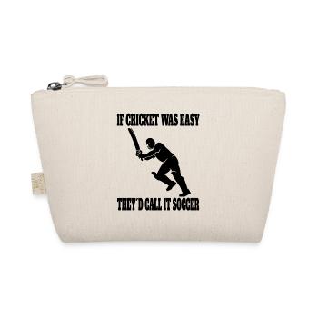 Cricket Slogan Cricket Fan Team Cricket Gift - Organic Pouch - nature - Front