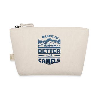 Life Is Better With Camels - Bio-Täschchen - Natur - Vorne