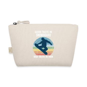 Good Taste In Snowboard Bath Taste Im Men - Organic Pouch - nature - Front