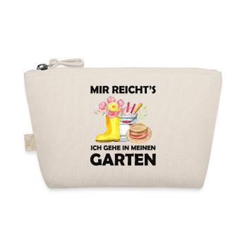 Garten Lustiger Spruch Hobbygärtner Geschenkidee - Bio-Täschchen - Natur - Vorne
