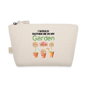 Garden Funny Saying Hobby Gardener Gift Idea - Organic Pouch - nature - Front