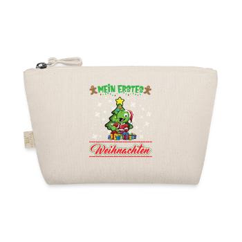 Mein Erstes Weihnachten Baby 1 Jahr Heilig Abend - Bio-Täschchen - Natur - Vorne