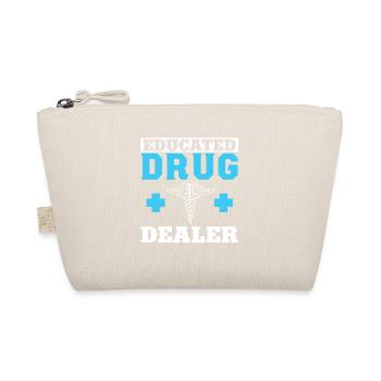 Trained drug dealer Pharmacist Pharmacy Ph - Organic Pouch - nature - Front