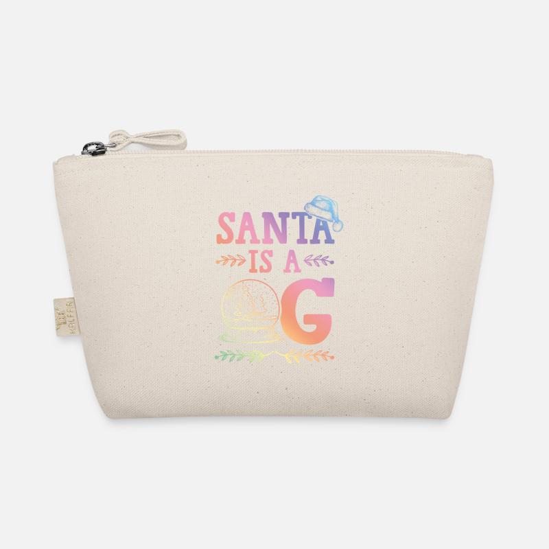 Santa is a OG - Bio-Täschchen - Natur