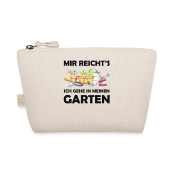 Garten Lustiger Spruch Hobbygärtner Geschenkidee - Bio-Täschchen - Natur - Vorne