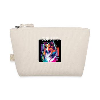 Graffiti Style - Cooler Collie 3 - Organic Pouch - nature - Front