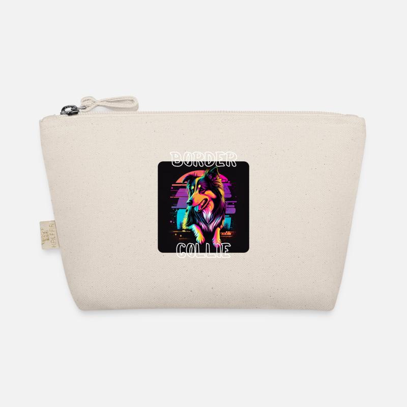 Graffiti Style - Cooler Border Collie 2 Organic Pouch