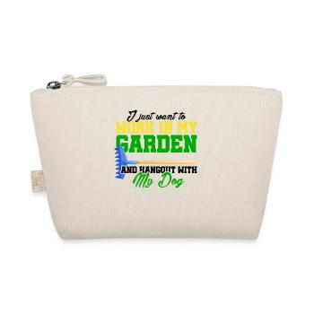 I Just Want To Work In My Garden And Hang Out With - Bio-Täschchen - Natur - Vorne