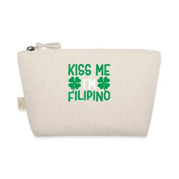 Fête de la Saint-Patrick irlandaise Philippines Kiss Me - Trousse biologique - nature - Devant