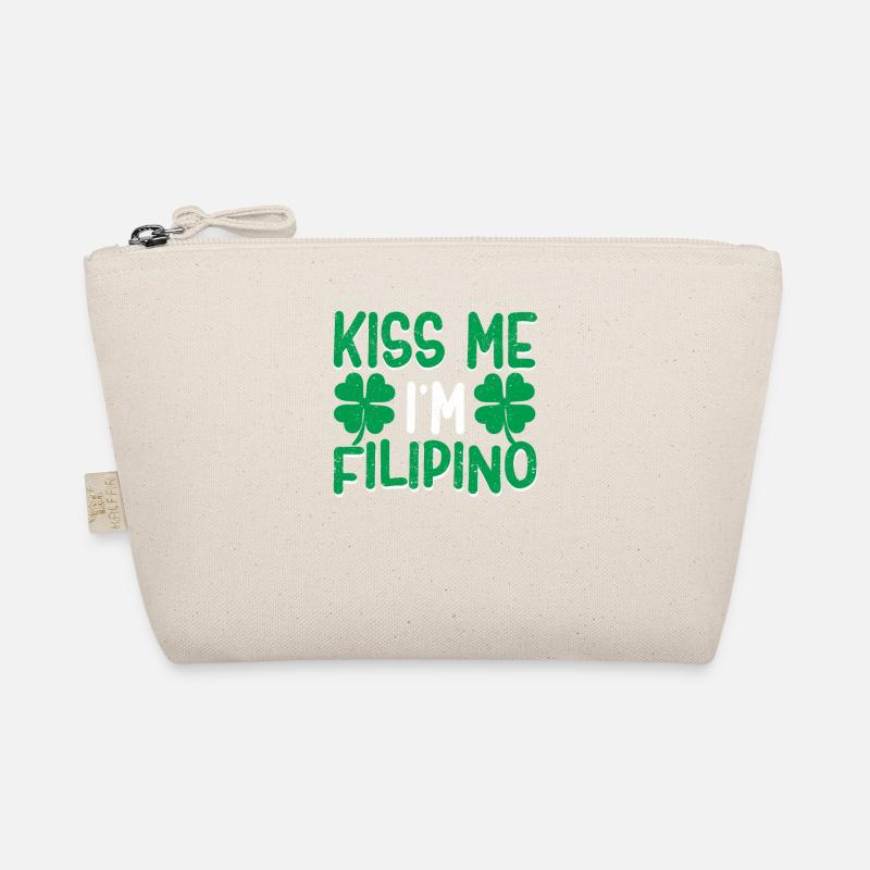 Fête de la Saint-Patrick irlandaise Philippines Kiss Me Trousse biologique