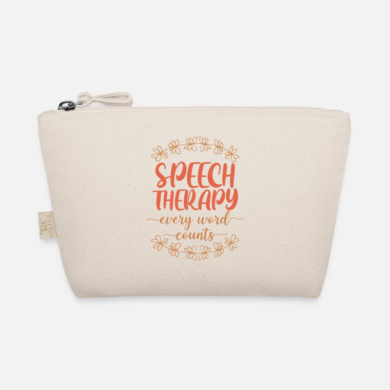 Speech Therapist Therapy Assistant Organic Pouch