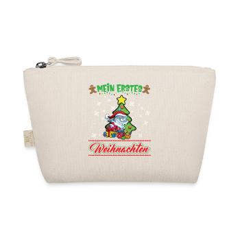 Mein Erstes Weihnachten Baby 1 Jahr Heilig Abend - Bio-Täschchen - Natur - Vorne