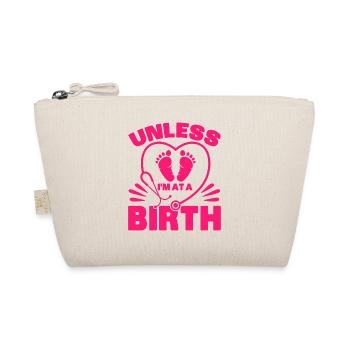 Geburtshelfer Hebamme Doula Geschenk - Bio-Täschchen - Natur - Vorne