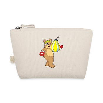 Bär Boxer Boxsack Boxen - Bio-Täschchen - Natur - Vorne