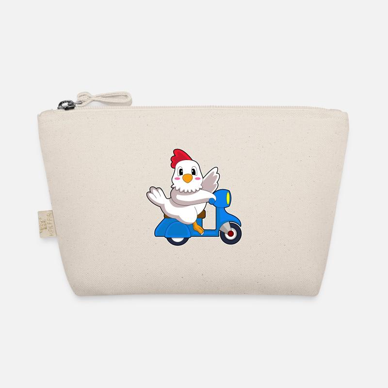 Huhn Motorroller Bio-Täschchen