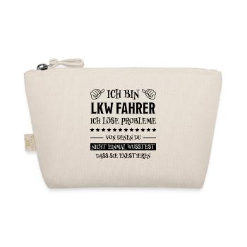 LKW Fahrer Fun Lustiges Spruch LKW Fahrer Geschenk - Bio-Täschchen - Natur - Vorne