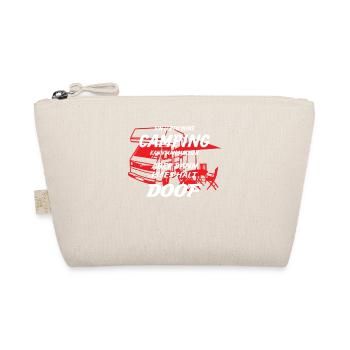 Camper Gift Idea Camping - Organic Pouch - nature - Front