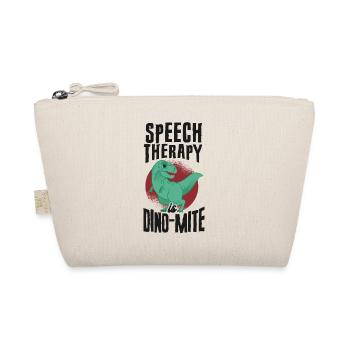 Speech Therapist Therapy Assistant - Organic Pouch - nature - Front
