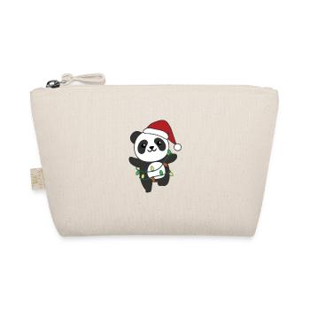 Panda Noël Animaux d’hiver Pandas - Trousse biologique - nature - Devant