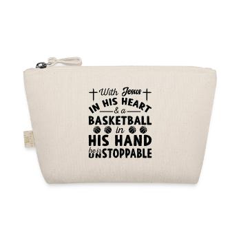Jésus dans le cœur - Joueur de basketball - Trousse biologique - nature - Devant