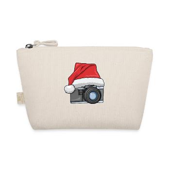Kamera Weihnachten Mütze - Bio-Täschchen - Natur - Vorne