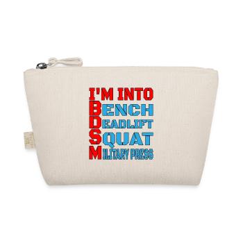 Im Into BDSM Bench Squat Deadlift Military Press14 - Bio-Täschchen - Natur - Vorne