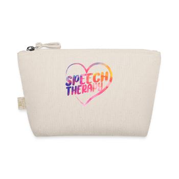 Speech Therapist Therapy Assistant - Organic Pouch - nature - Front