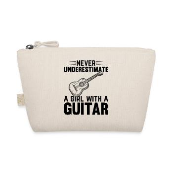 Le guitariste de musique ne sous-estime jamais un de fille - Trousse biologique - nature - Devant